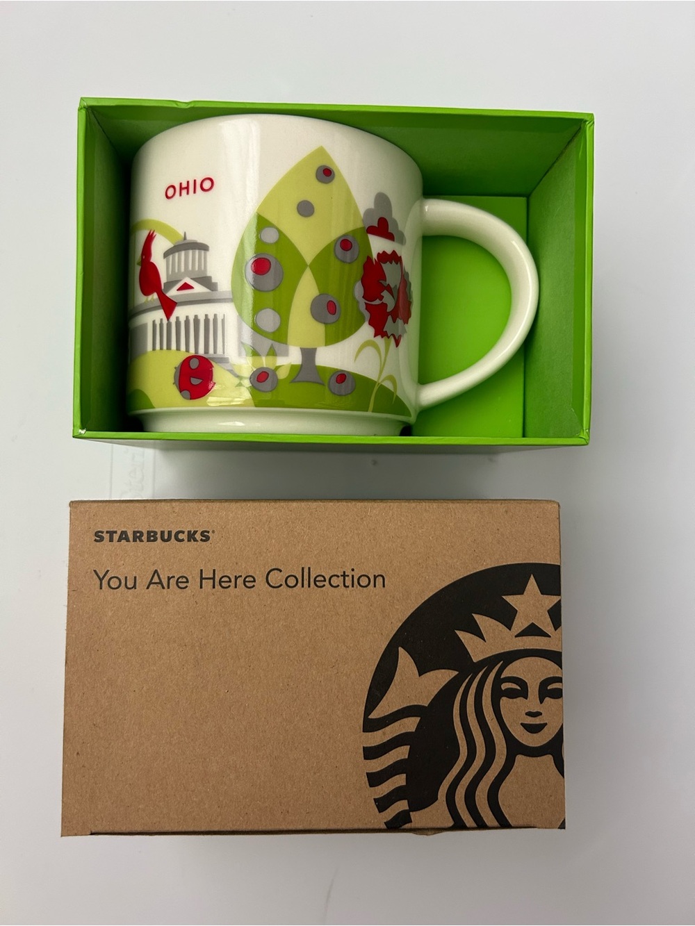 NIB Starbucks You Are Here Collection Ohio Mug